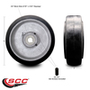 Service Caster 8" x 3" Rubber Tread on Cast Iron Keyed Drive Wheel - 3/4" Bore – SCC-RSS830-34-KW-2SS